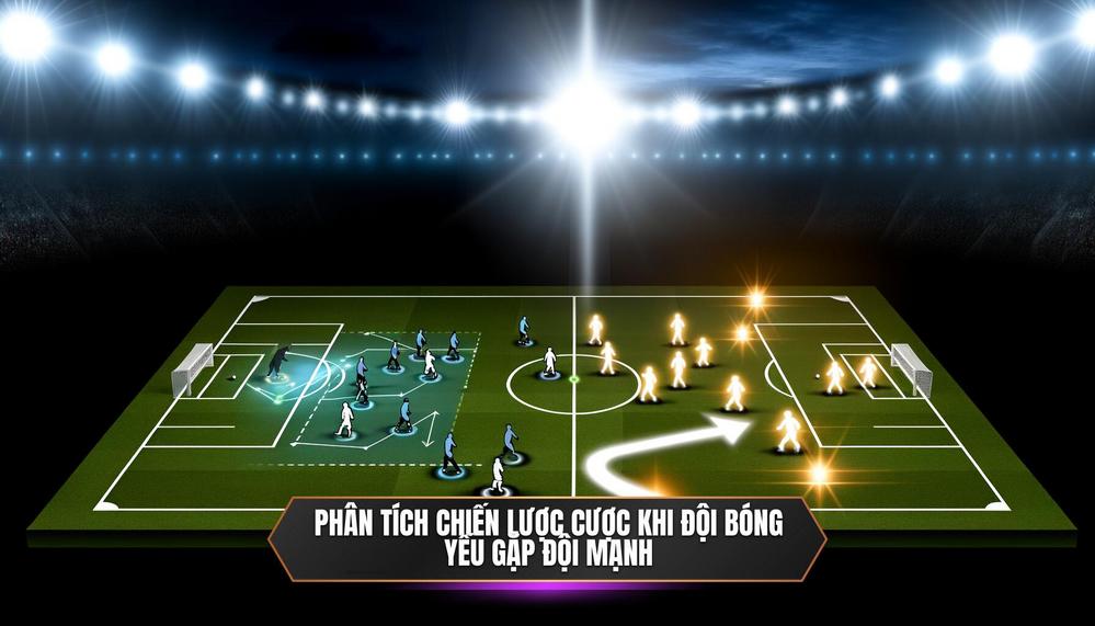 Phân tích chiến lược cược khi đội bóng yếu gặp đội mạnh